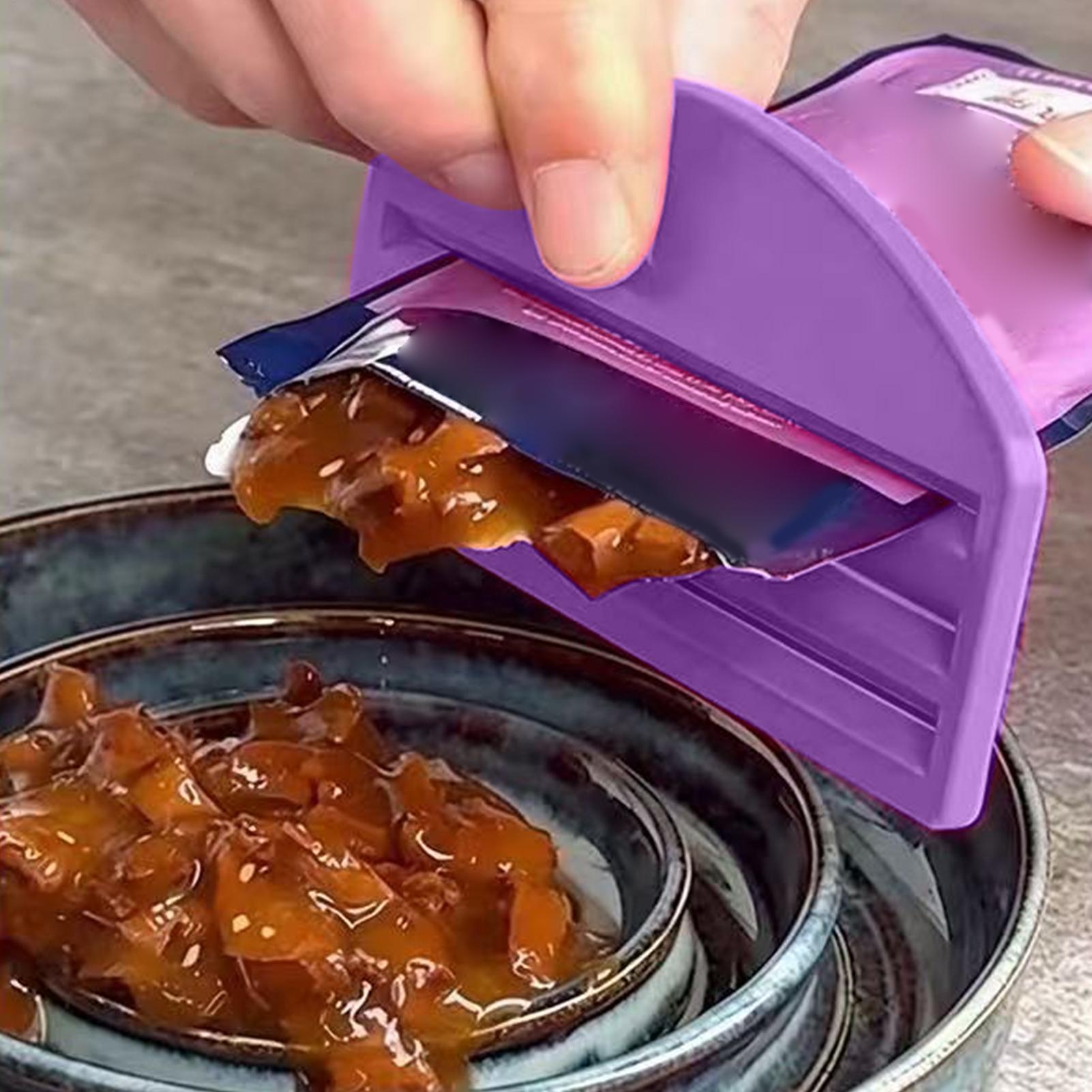 3D Printing In Food - 猫用フード絞り器 実用ツール ペット給餌補助具 コンパクトデザイン プラスチック衛生材料 ゼロウェイストフィーダー
