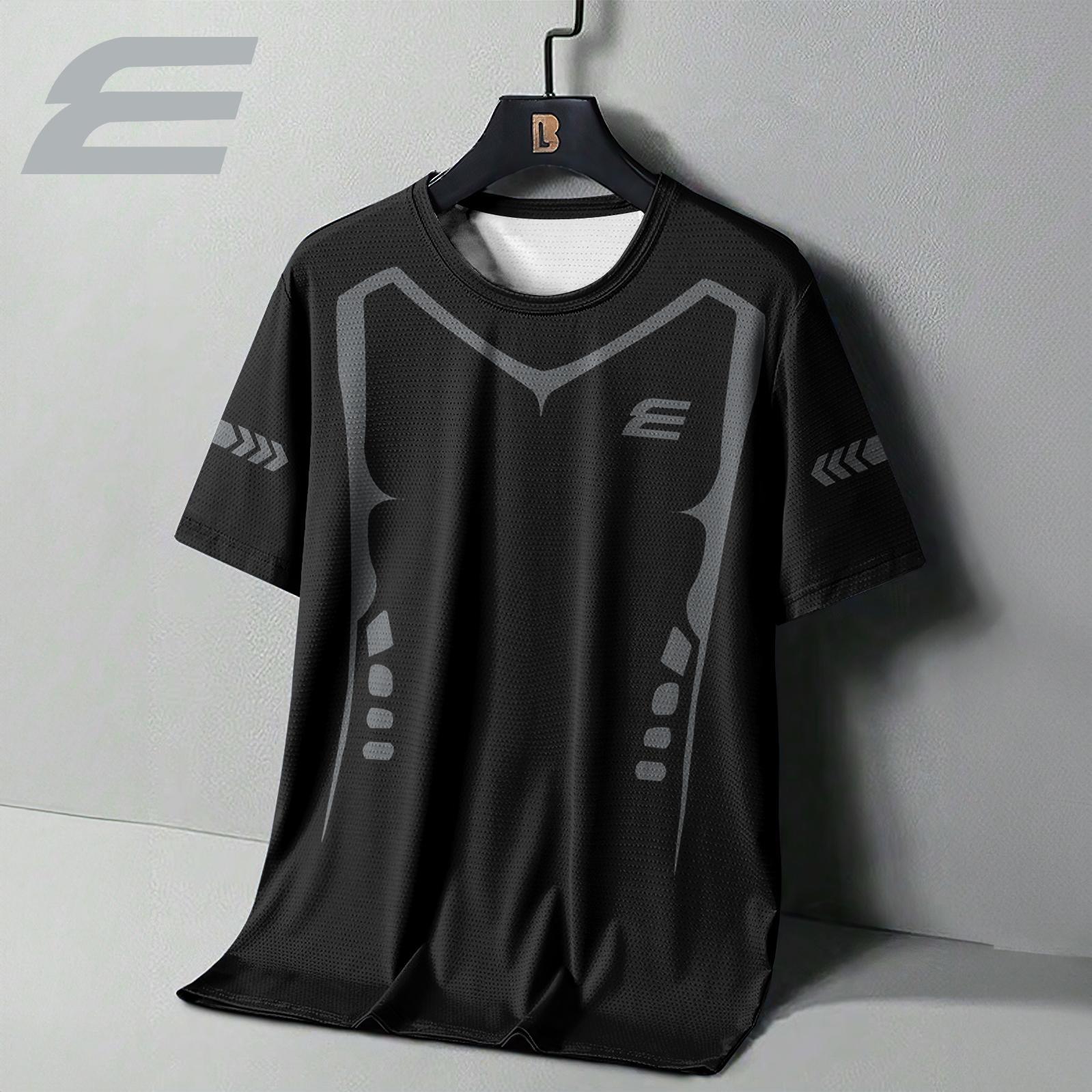 3D Printing Tablet - 3D メンズ Tシャツテニススポーツラウンドネックカジュアル Tシャツアウトドアスポーツショートスリーブシャツ夏卓球速乾性トップス