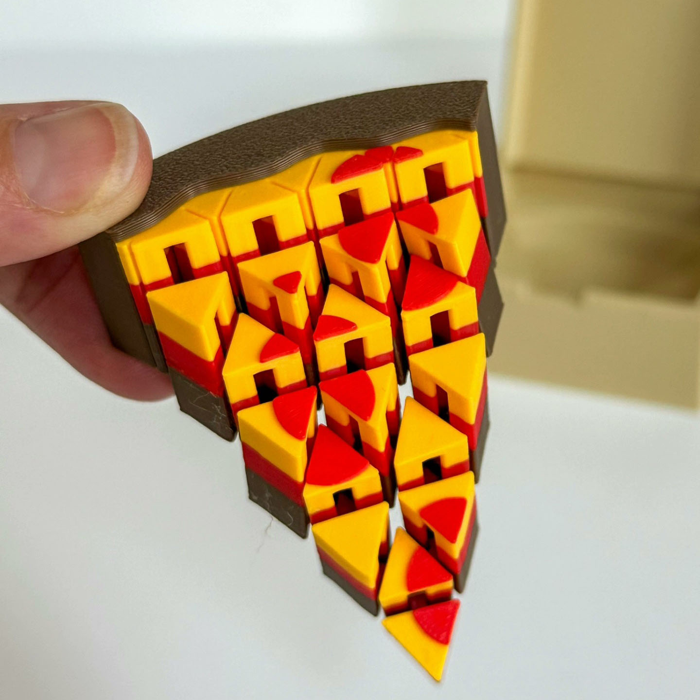3D Printing In Food - 3Dプリントされたミニピザ彫刻フィギュア、ポーズを変えられるピザフード、家のキッチン装飾、彼女へのギフト