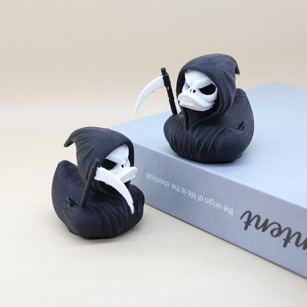 3D Printing Figure - 3Dプリント製ハロウィンアヒルアニメフィギュア工芸品PLA不気味なハロウィンアヒル置物飾り面白い人形