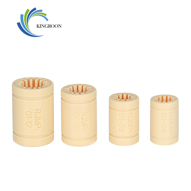 3D Printing Clay - KingRoon 4 個 RJMP-01 RJ4JP プラスチックリニアベアリングブッシュポリマーベアリングシャフトメンデル