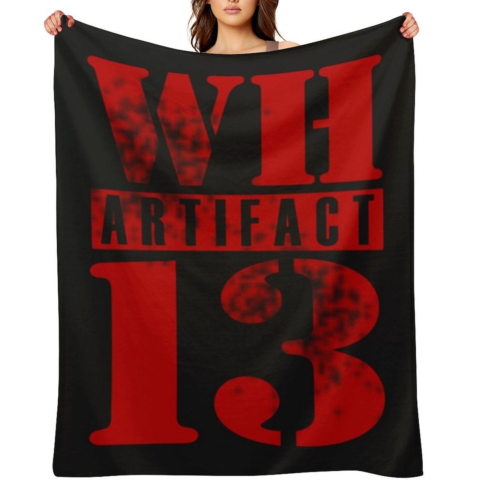 3D Printing Warehouse - ウェアハウス 13 TシャツWH13 アーティファクト スローブランケット ソファ用ブランケット
