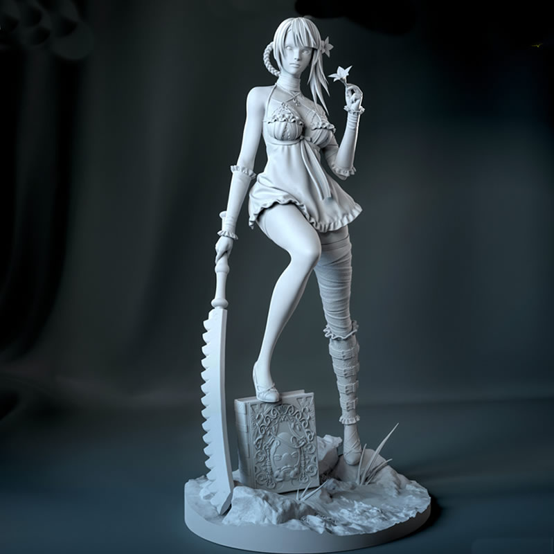 3D Printing Abs - カスタマイズされたゲームキャラクタージグソーパズル,3D印刷モデル,組み立てられていない未塗装のgkフィギュアキット,t_0121,6004, 31cm