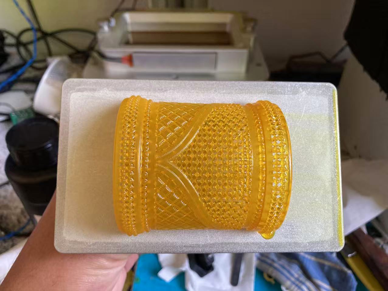 3D Printing Uv Resin - ジュエリー鋳造用樹脂 ホワイトワックス 黄色から白色へ 変形耐性のある3Dプリント用LCD DLP UV硬化樹脂