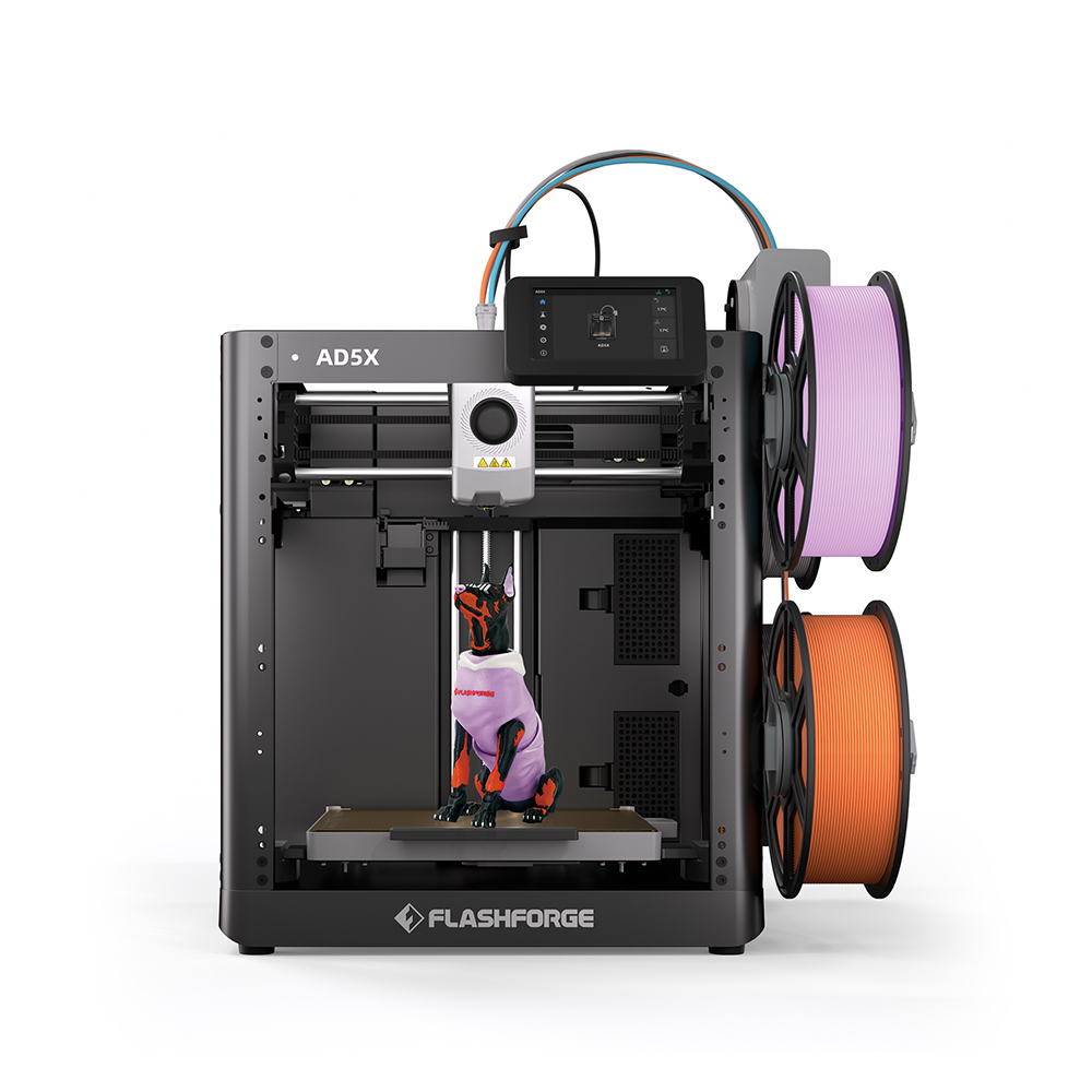 3D Printing File Stl - FLASHFORGE AD5X 3Dプリンター マルチカラー印刷 インテリジェントフィラメントシステム ワンクリックオートレベリング