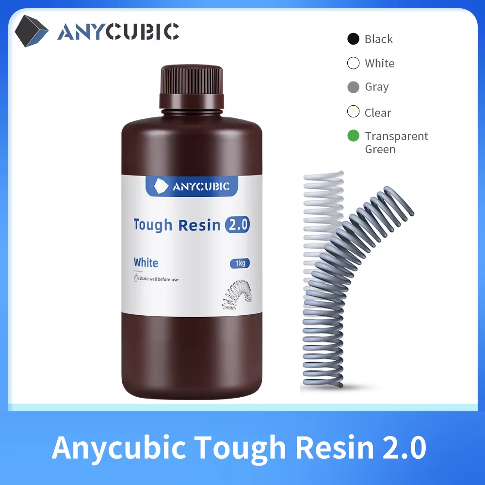 3D Printing Uv Resin - Any立方-柔軟なタフテの樹脂,3D印刷材料,フォトンモノックス,フォトンボ,レーザー,ハイカラー,2.0液晶