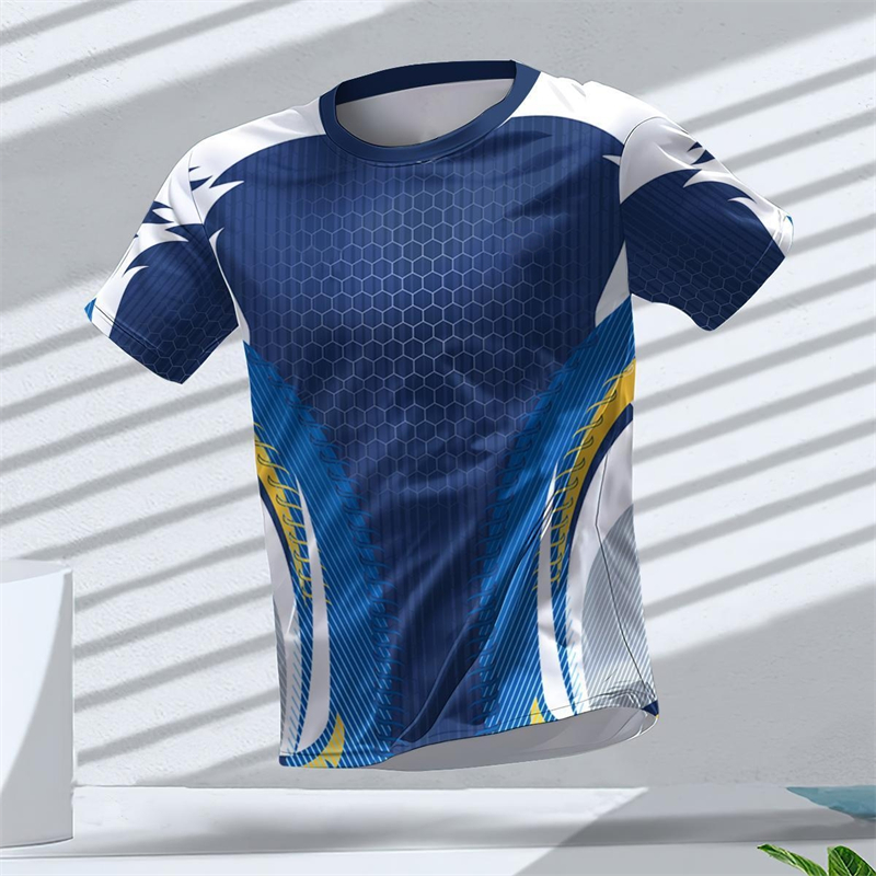 幾何学グラフィック 3D プリントスポーツ Tシャツ夏カジュ - 3D Printing Tablet のレビューと価格