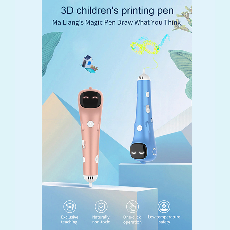 子供用DIY落書き描画ペン 3Dペン デジタルスクリーン 火 - 3D Printing Fff のレビューと価格