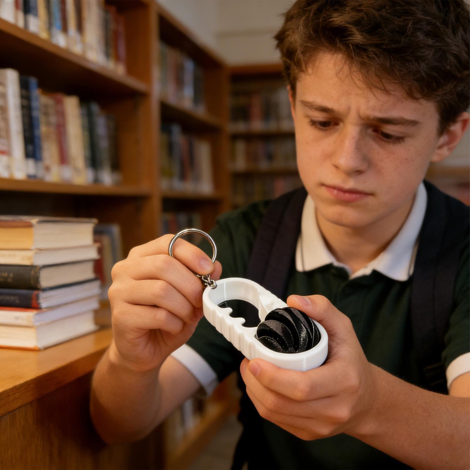 キーホルダー フィジェット 3Dプリント 回転ボール フィジ - 3D Printing With Pp のレビューと価格