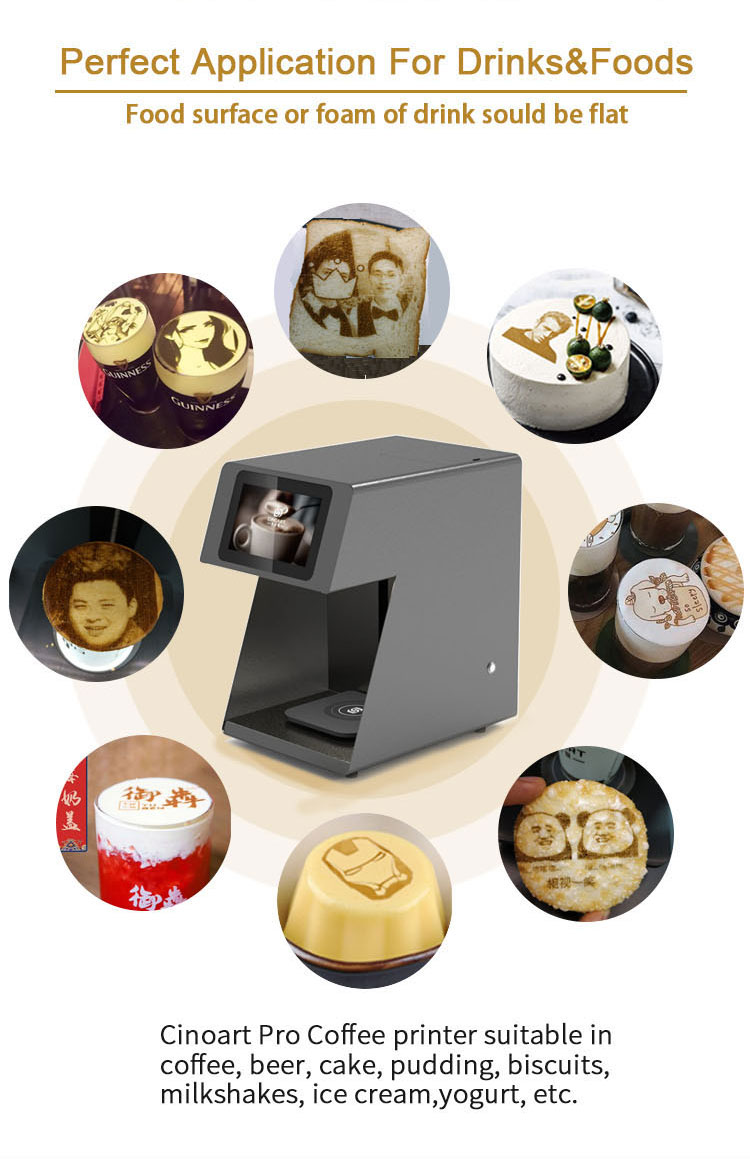 CINOART 3d ラテアートコーヒープリンターマシン自動 - 3D Printing In Food のレビューと価格