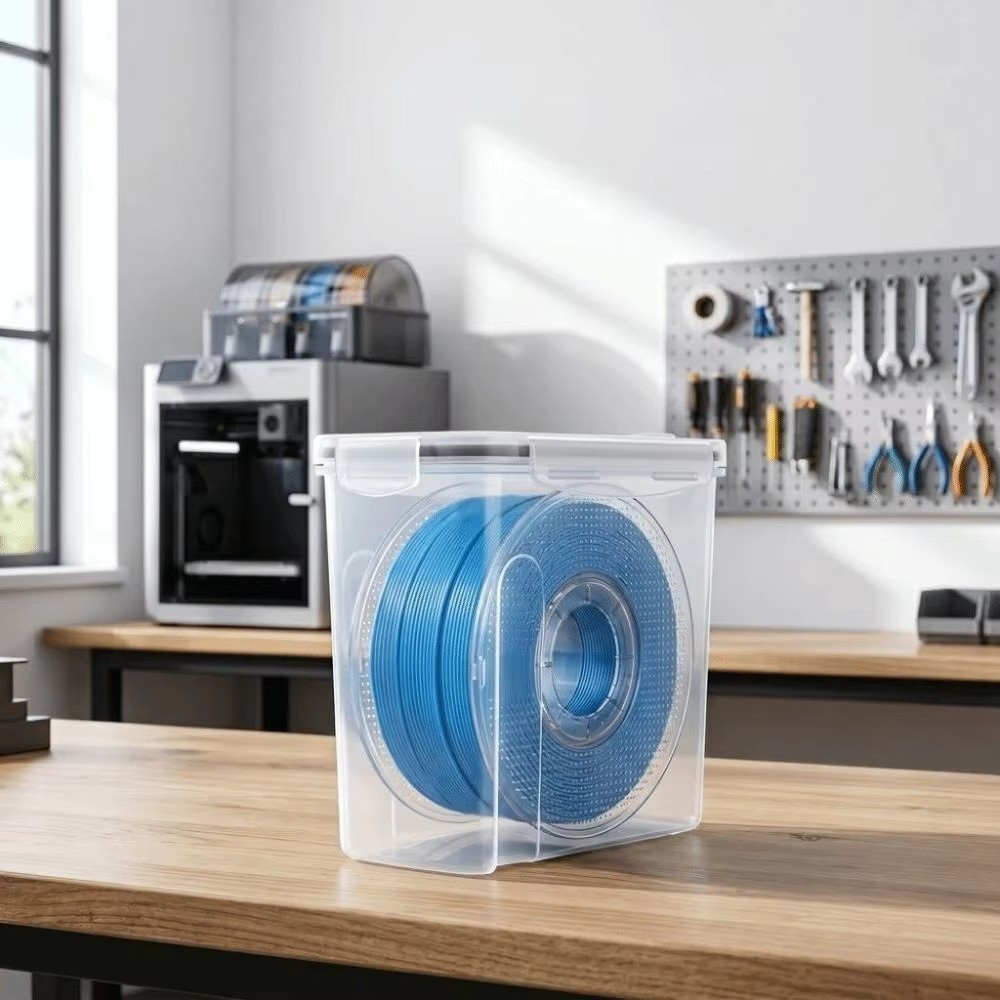 透明フィラメントコンテナ防塵気密3D印刷コンテナ防湿フィラメ - 3D Printing With Pp のレビューと価格