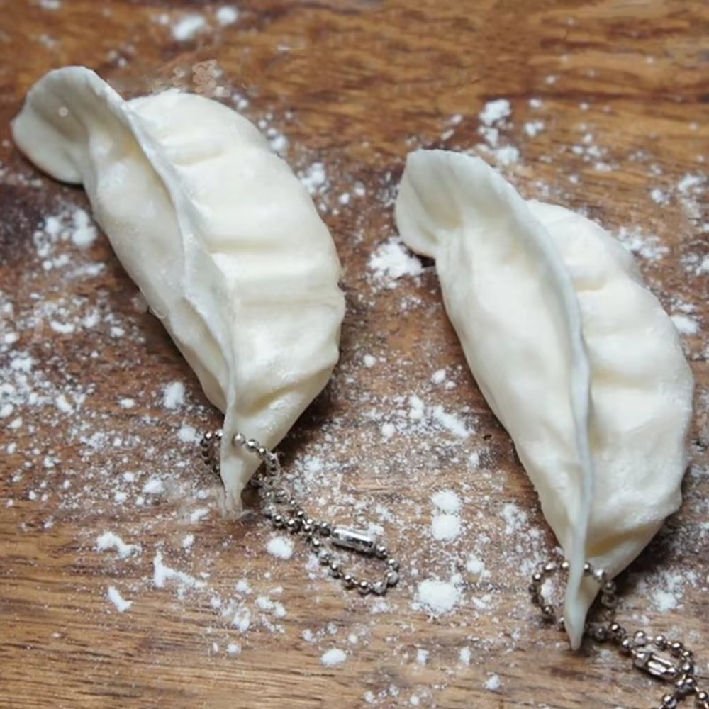 ミニシミュレーションフード餃子キーホルダー ストレス解消 3 - 3D Printing In Food のレビューと価格