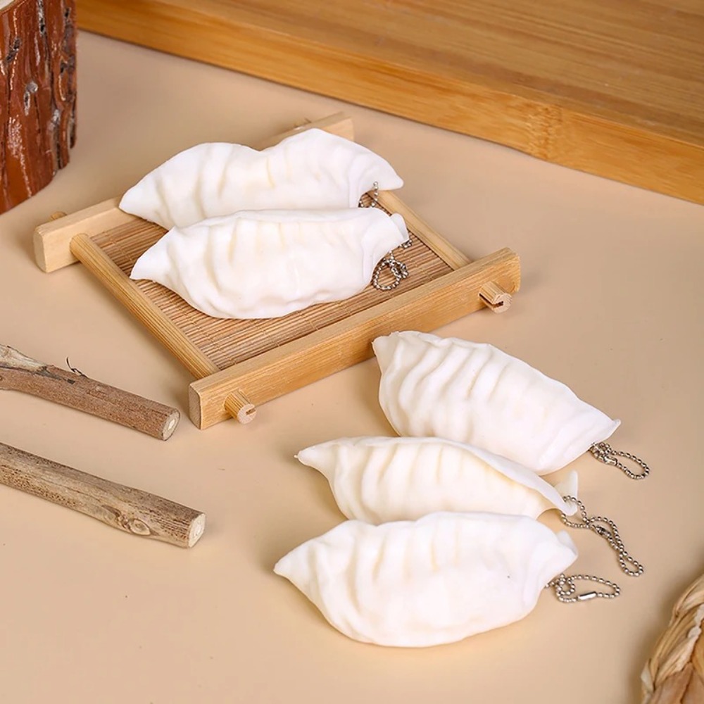 ミニシミュレーションフード餃子キーホルダー ストレス解消 3 - 3D Printing In Food のレビューと価格