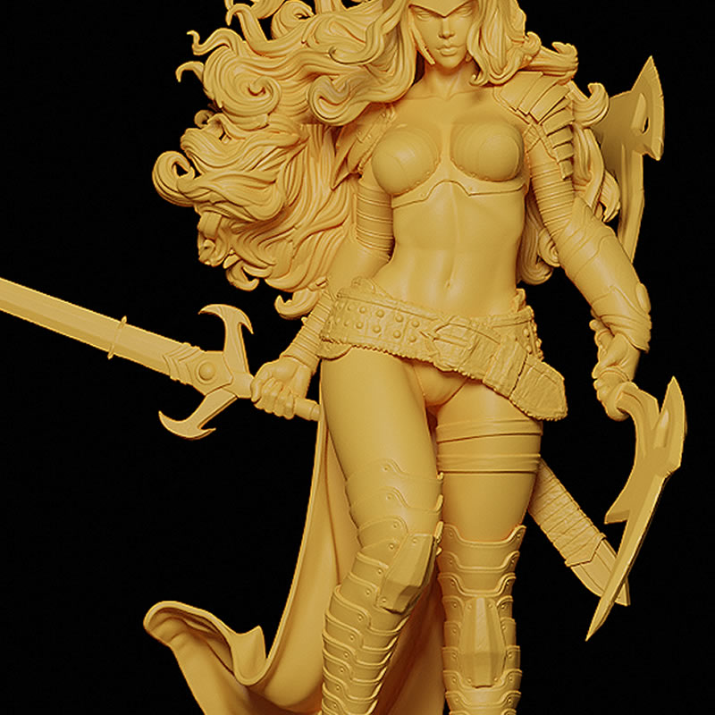 2 スタイルコミックキャラクター 6399 アンジェラ 3D - 3D Printing Figure のレビューと価格