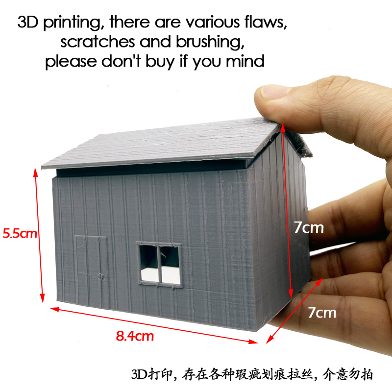 1/87スケールシミュレーションハウスモデル倉庫建物モデル3 - 3D Printing Warehouse のレビューと価格