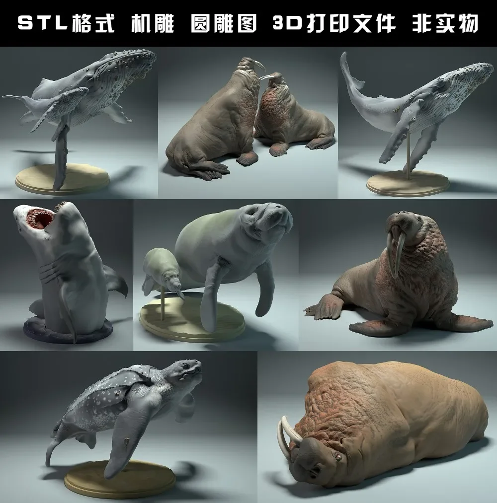 動物,ホッキョクグマ,タキン,オオカミ,ボソン,フェレット, - 3D Printing File Stl のレビューと価格