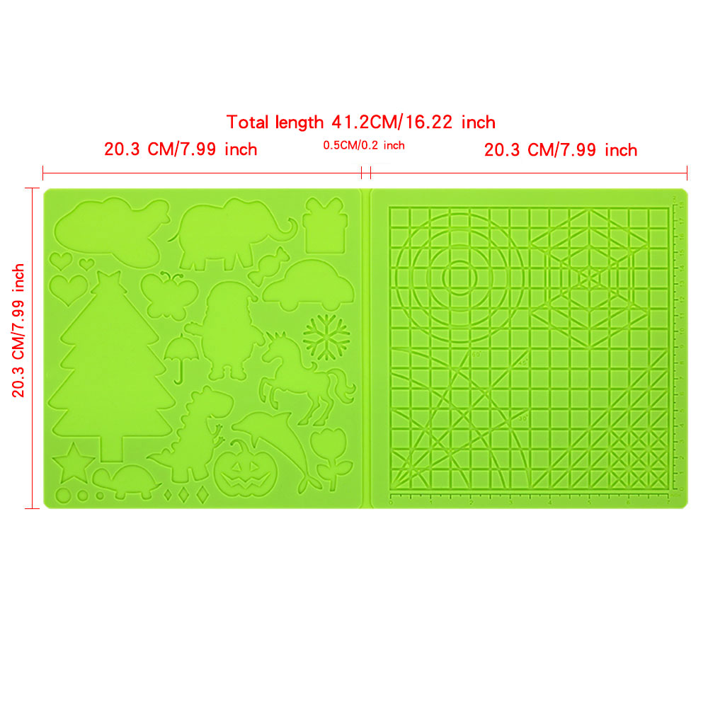 3D 印刷ペンシリコンパッド基本的な幾何学的なテンプレート  - 3D Printing Tablet のレビューと価格