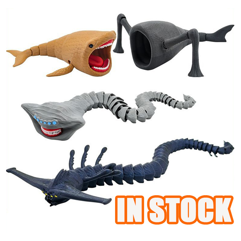 深海のピラニアが巨大なレヴィアサンの3Dプリントアクションド - 3D Printing Figure のレビューと価格