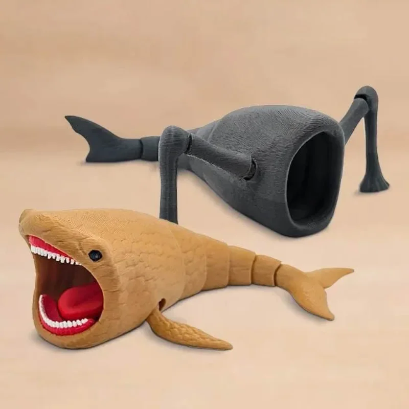 深海のピラニアが巨大なレヴィアサンの3Dプリントアクションド - 3D Printing Figure のレビューと価格
