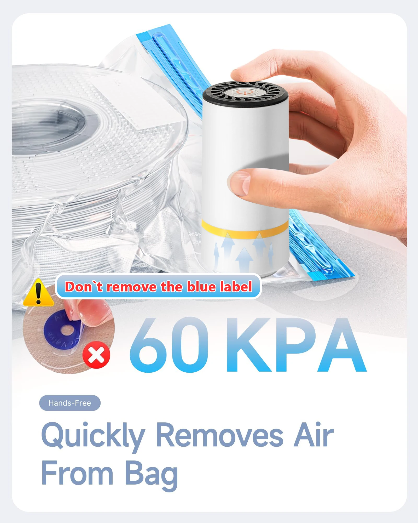 USB充電式電動エアポンプ付き3Dプリンターフィラメント真空 - 3D Printing Fff のレビューと価格