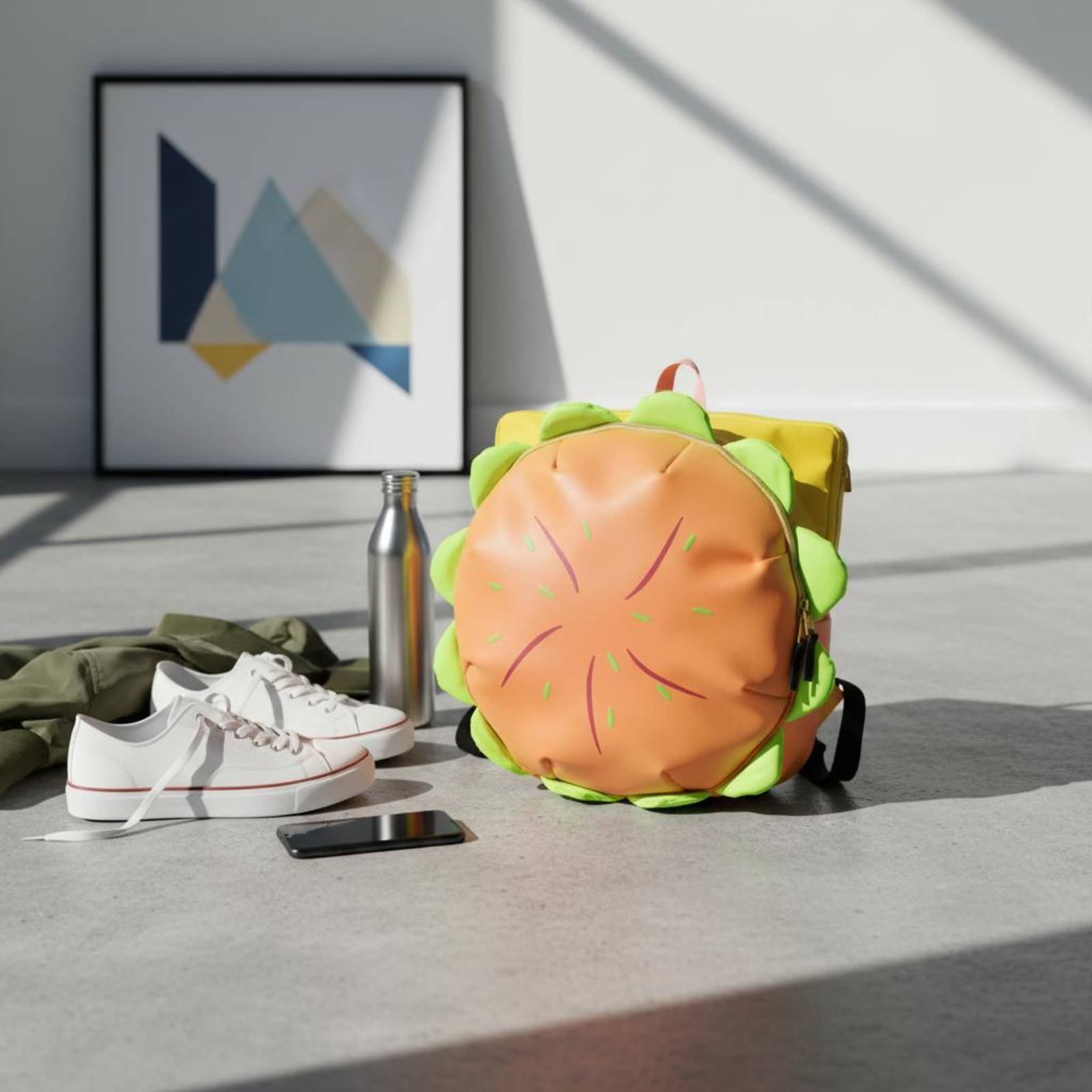 ハンバーガーバックパック かわいい漫画バックパック ハンバー - 3D Printing Design のレビューと価格