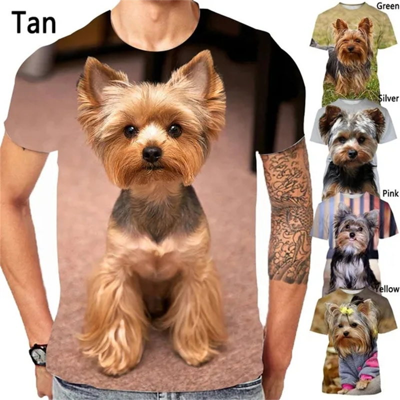 Yorkshire-ユーモラスな印刷されたメンズTシャツ,原 - 3D Printing Yorkshire のレビューと価格