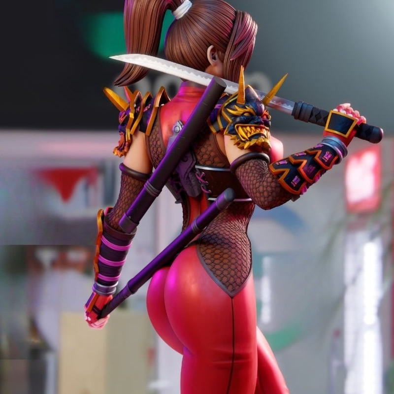 2 スタイルゲームキャラクター 6125 タキ NSFW 3 - 3D Printing Abs のレビューと価格