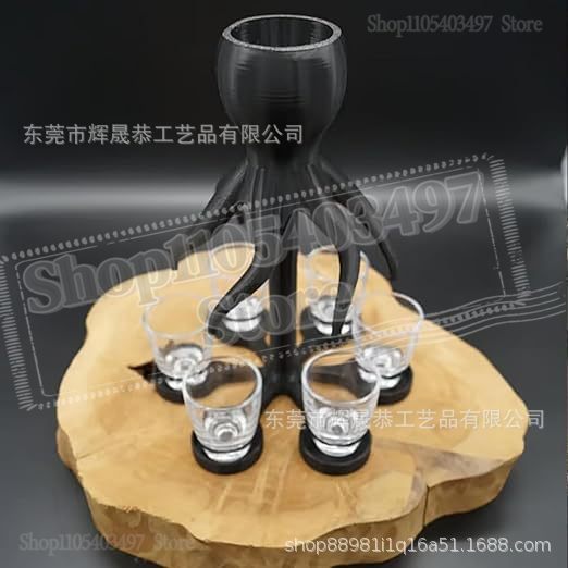 タコ型ショットディスペンサー、3Dプリント製タコ型6/8ショ - 3D Printing In Food のレビューと価格